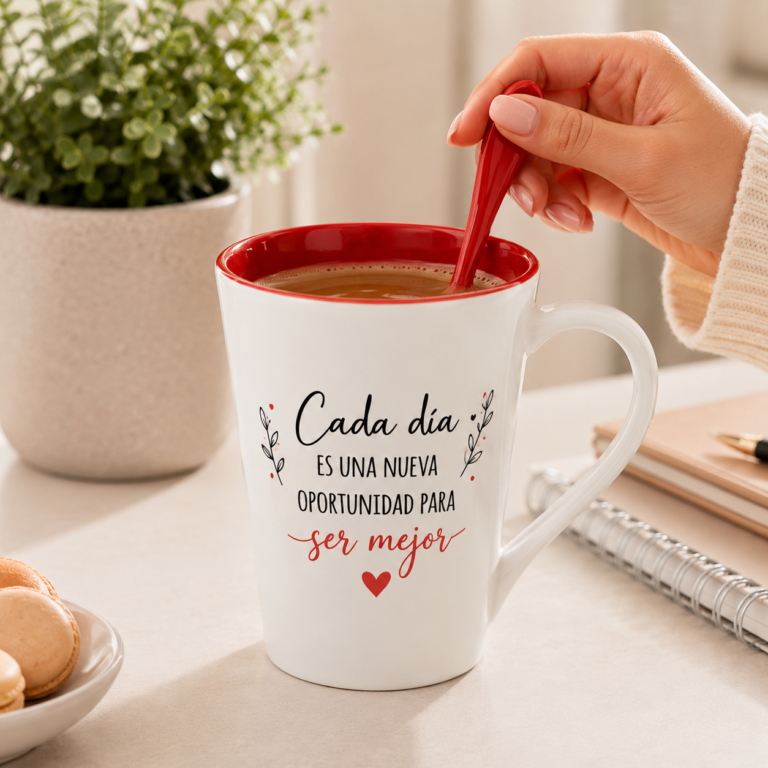 mug con cuchara hogar